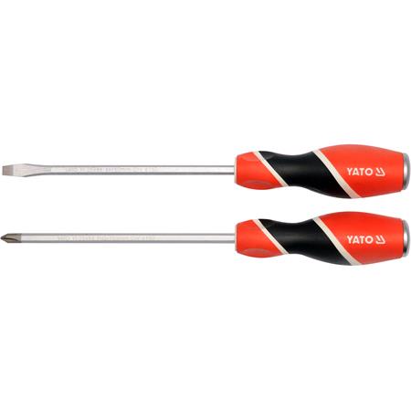 GO THROUGH SCREWDRIVER SET 2PCS