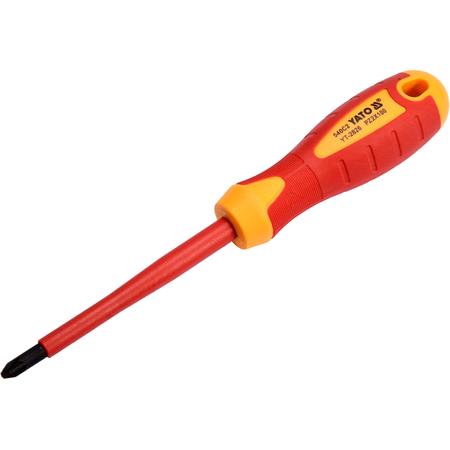 INSULATED SCREWDRIVER PZ2x100MM