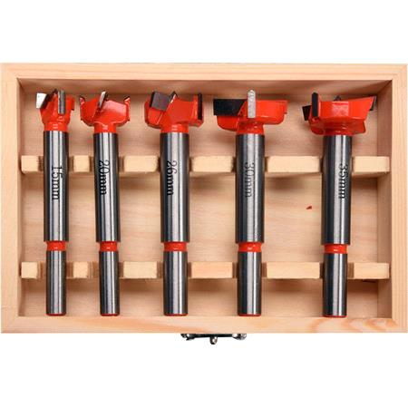 5PCS FORSTNER SET 15, 20, 26, 30, 35