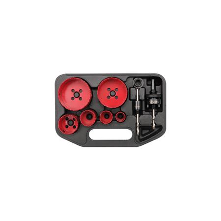 ELECTRICIAN'S HOLE SAW KIT 9PCS