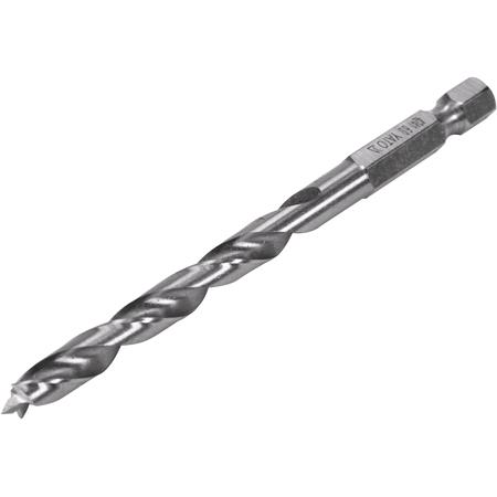 SPUR WOOD DRILL BIT 6MM HEX