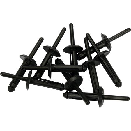 PLASTIC BLIND RIVETS 5.0x17.2MM 10PCS