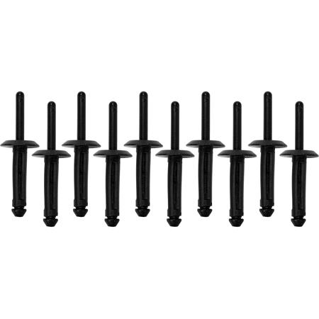 PLASTIC BLIND RIVETS 6.3x25.2MM 10PCS