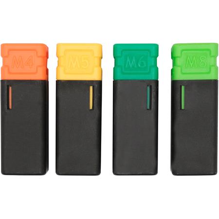 HAND RIVETER COLUMN NUTS SET M4 M8 46PCS