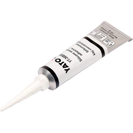 SILICONE SEALANT ADHESIVE GREY 85G