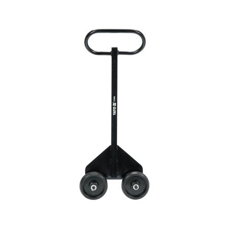 TROLLEY FOR TRANSPORTING LARGE PLATES