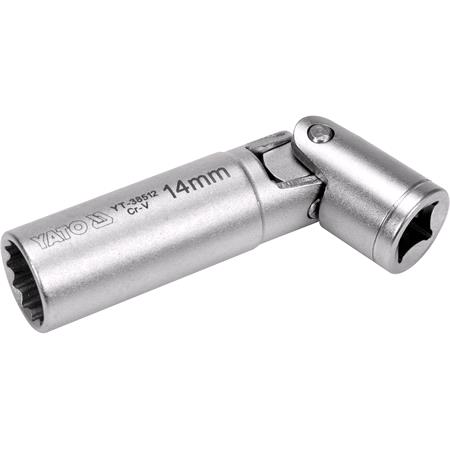 UNIVERS SPARK PLUG SOCKET 3/8" 14MM 12PT