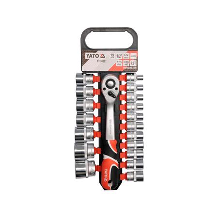 SOCKET SET 1/2" 19PCS