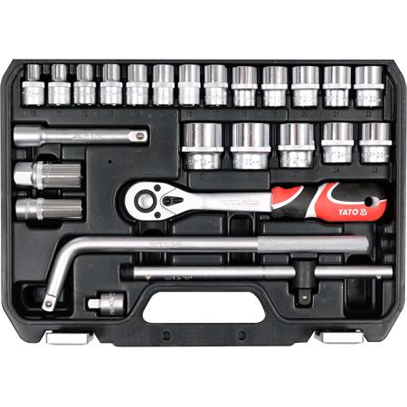 SOCKET SET 1/2", 25 PCS, L