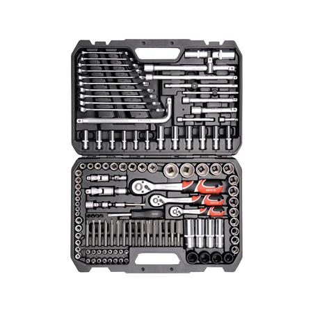 SOCKET SET 1/4", 3/8" & 1/2" 128PCS