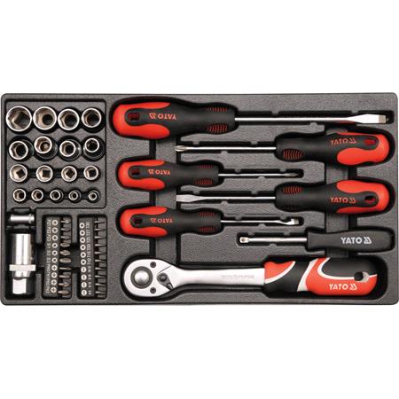 TOOL BOX W. TOOLS 80PCS