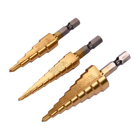 3PCS STEP DRILLS