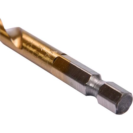 METAL DRILL WITH HEX SHANK 7,0MM TITAN