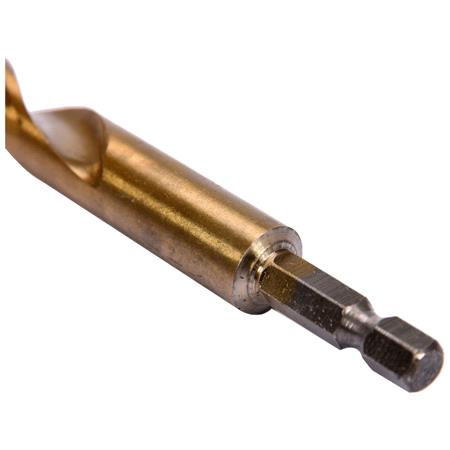 METAL DRILL WITH HEX SHANK 12,0MM TITAN