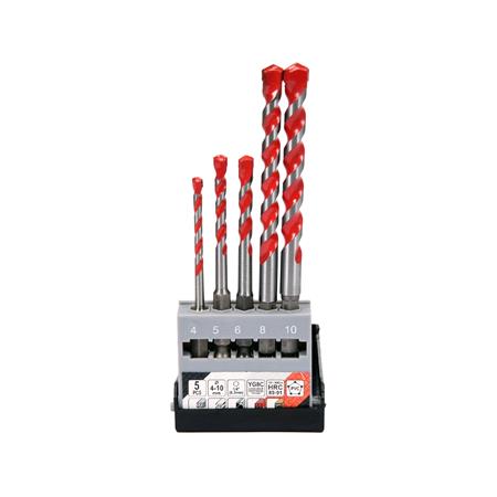 UNIVERSAL DRILLS 5PCS 4 10MM HEX