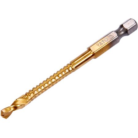 SAW DRILL 5,0MM HSS TiN HEX