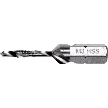 COMBINED DRILL TAP M3 HEX