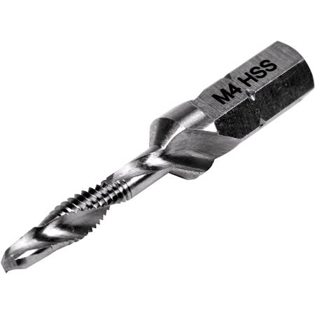 COMBINED DRILL TAP M4 HEX