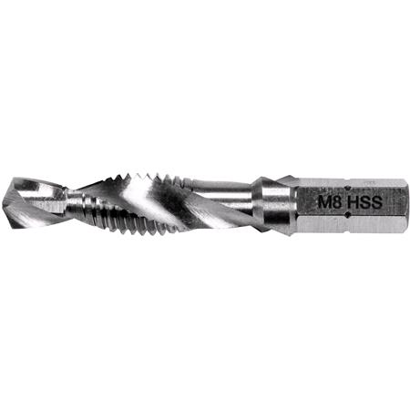 COMBINED DRILL TAP M8 HEX