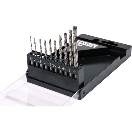 METAL DRILLS 1,5 6,0MM 10PCS HEX
