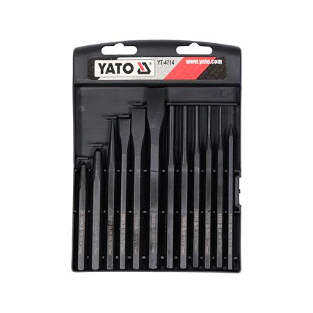 12PCS  COLD CHISELS, PIN & SOLID PUNCHES