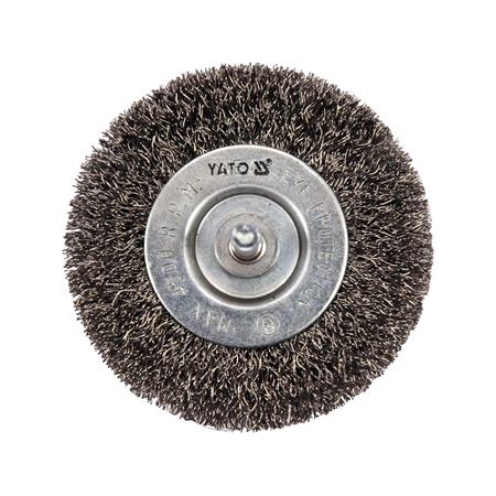 WIRE BRUSH 75MM INOX FOR DRILL