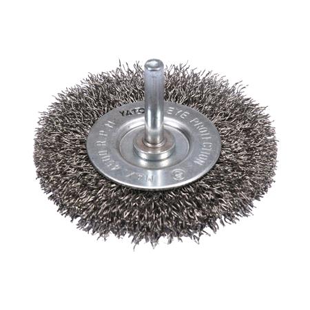 WIRE BRUSH 75MM INOX FOR DRILL