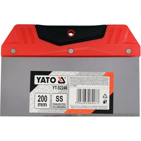 STAINLESS STEEL PUTTY KNIFE 200 MM