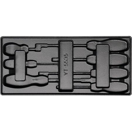 PVC TRAY FOR 7PCS SCREWDRIVERS / EMPTY