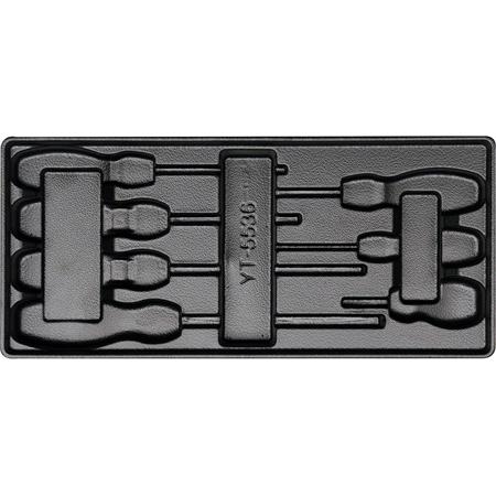 PVC TRAY FOR 7PCS SCREWDRIVERS / EMPTY