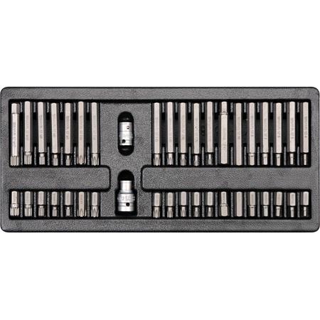 PVC TRAY WITH 40PCS SCREWDRIVER BITS
