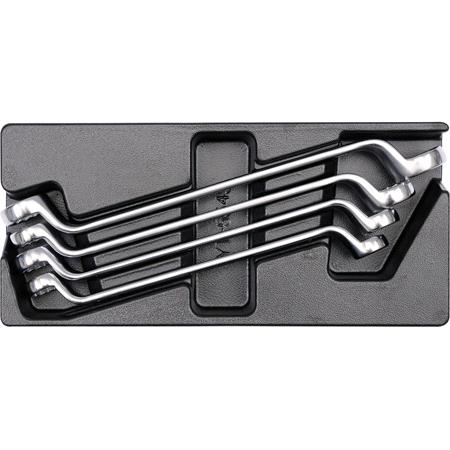 PVC TRAY WITH 4PCS RING SPANNERS 21 32MM