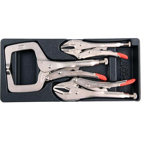 LOCK GRIP PLIERS , 3PCS SET