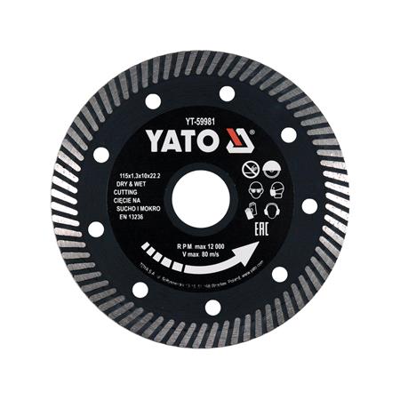 DIAMOND BLADE TURBO 115MM FOR HARD TILES