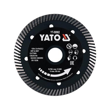 DIAMOND BLADE TURBO 125MM FOR HARD TILES