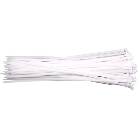 Cable Ties 100mm x 2.5mm, White   Pack of 100