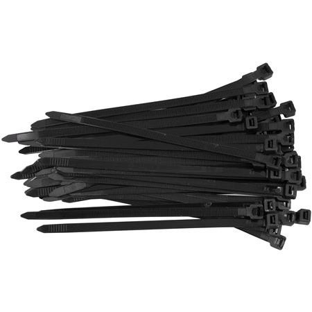 Cable Ties 200x7.6MM 50PCS   BLACK
