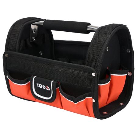 OPEN TOTE TOOL BAG 12" WITH S/S HANDLE