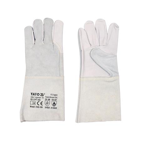 WELDING GLOVES POLYMER THREAD S. 10
