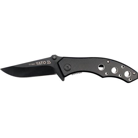 FOLDING KNIFE W. BLACK BLADE