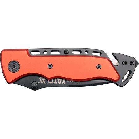 FOLDING KNIFE W. BLACK BLADE