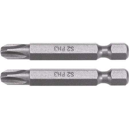 SCREWDRIVER BITS 1/4 50MM PH3 2 PCS