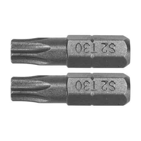 SCREWDRIVER BITS 1/4 25MM TORX T30 2 PCS