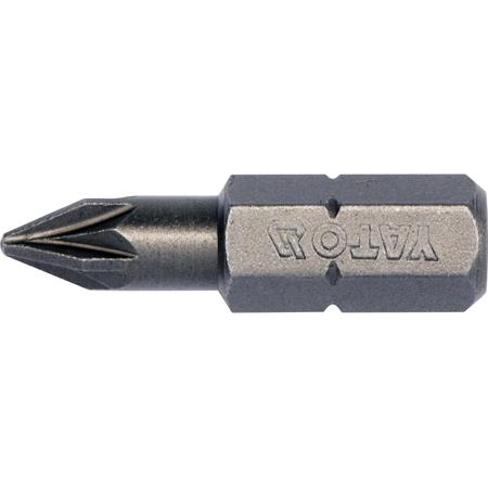 SCREWDRIVER BITS 1/4 25MM PZ1 10PCS