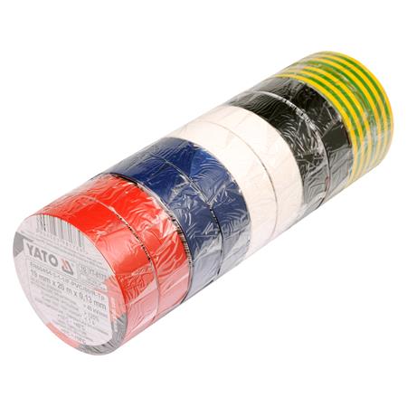 INSULATION TAPE MATT 0.13MM 19MMx20M MIX