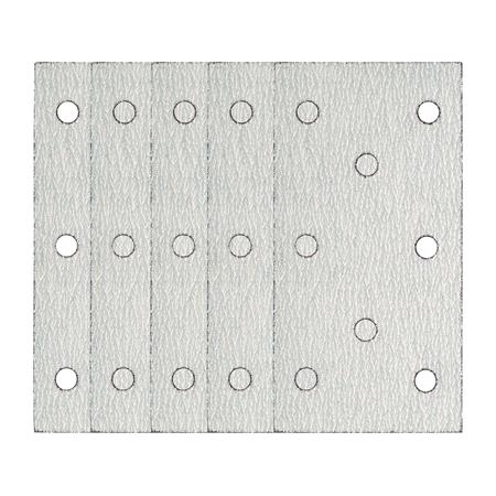 HOOK FASTEN.ABR.SHEETS W.HOLES P40 5PCS