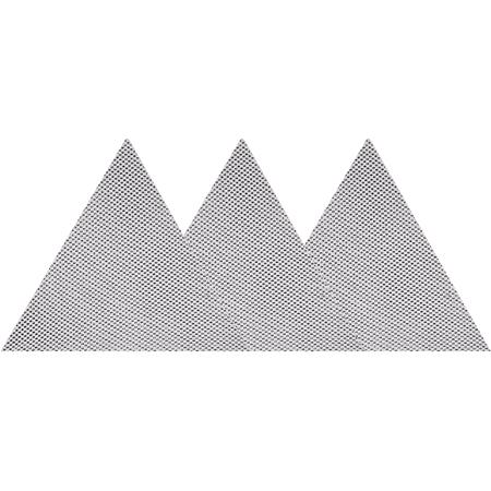 Abrasive mesh for delta