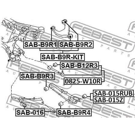 SuSPENSION   SuS. ARM & STABILIZER BuSHE