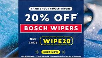 Bosch Wipers Januray 2025