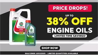 Engine Oil Price Drops